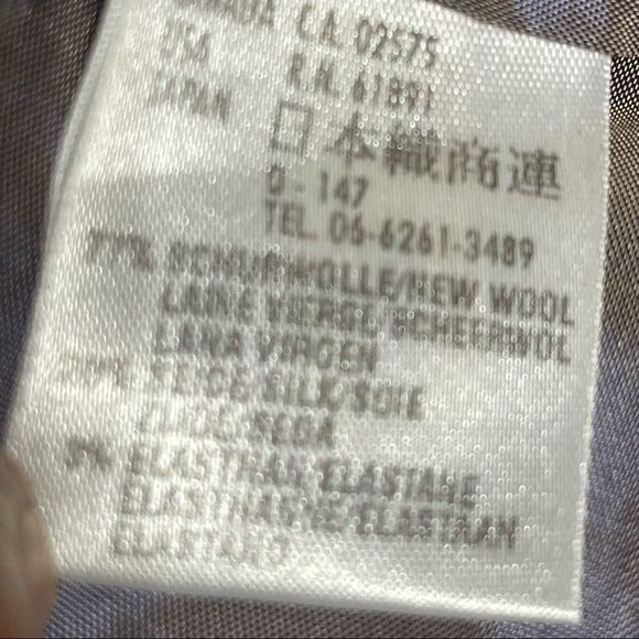 Escada Blue Wool Silk Blend Blazer Jacket Size 42 Large Button Front - Picture 9 of 10